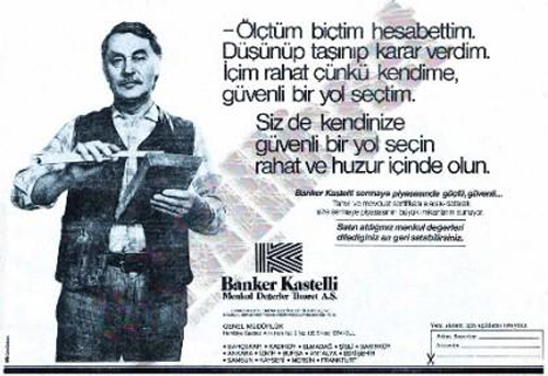 Image result for banker kastelli reklam