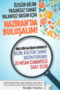 Özgür Bilim, Yasaksız Sanat, Yalansız Basın İçin HAZİRAN